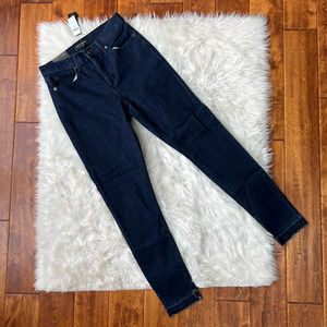 Banana Republic Womens Skinny Jeans Blue Pockets Dark Wash High Rise 27 New